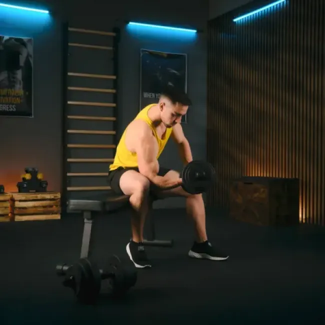 Гантелі композитні регульовані TREX Sport 2х20кг