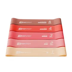 Набор резинок для фитнеса Hop-Sport 600x50мм HS-L650RLR Красный