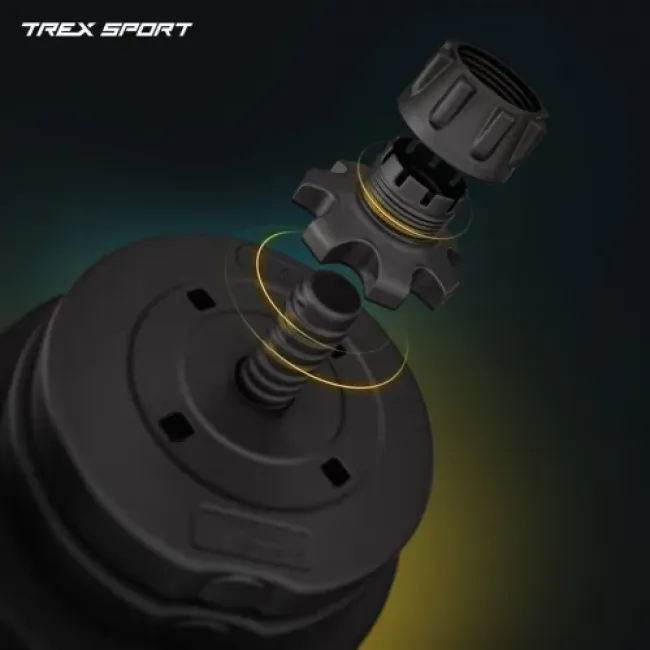 Гантелі композитні регульовані TREX Sport 2х20кг