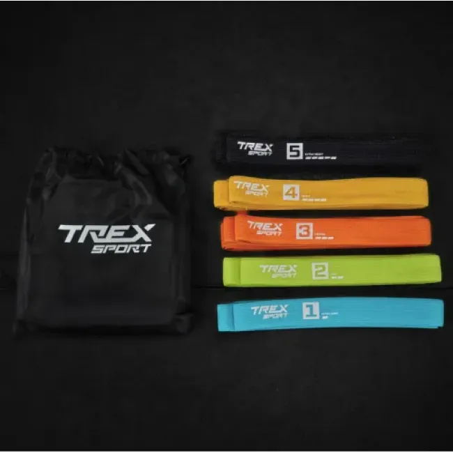Набір гумок для фітнесу Trex Sport TX-005PB 5в1 set B