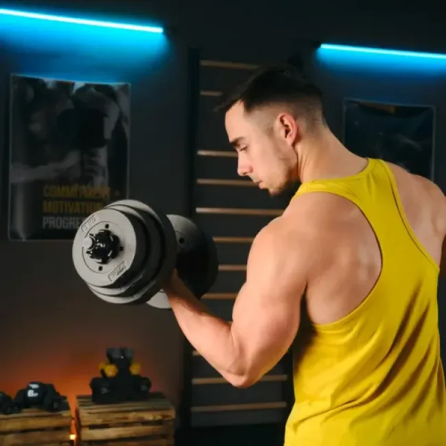 Гантелі композитні регульовані TREX Sport 2х20кг