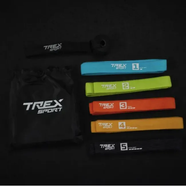 Набір гумок для фітнесу Trex Sport TX-005PB 5в1 set B
