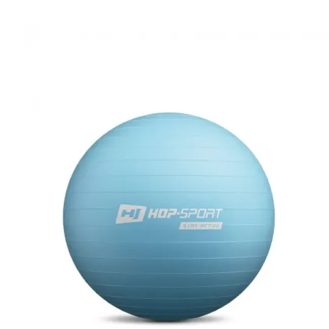 Фитбол Hop-Sport 45см голубой + насос