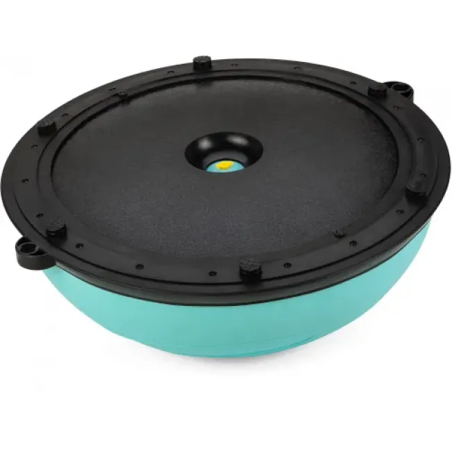 Балансировочная полусфера Gymtek Flex Core Half Ball 58см с эспандерами + голубой насос