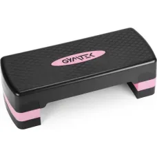 Степ-платформа Gymtek 3-х уровневая черно-розовая