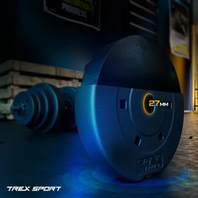 Гантелі композитні регульовані TREX Sport 2х20кг