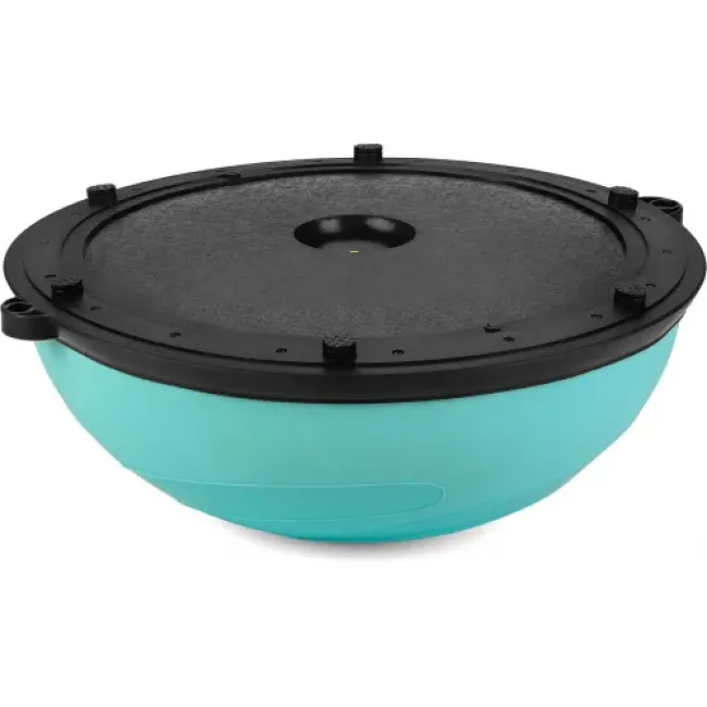 Балансировочная полусфера Gymtek Flex Core Half Ball 58см с эспандерами + голубой насос