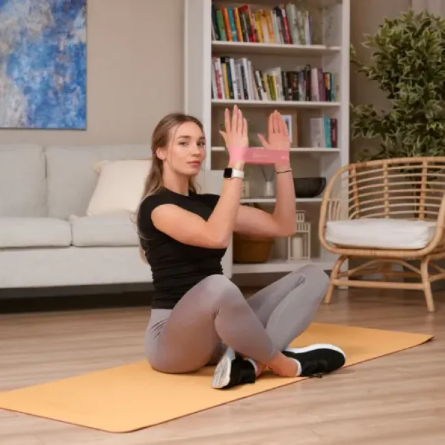 Набор резинок для фитнеса Hop-Sport 600x50мм HS-L650RLR Красный