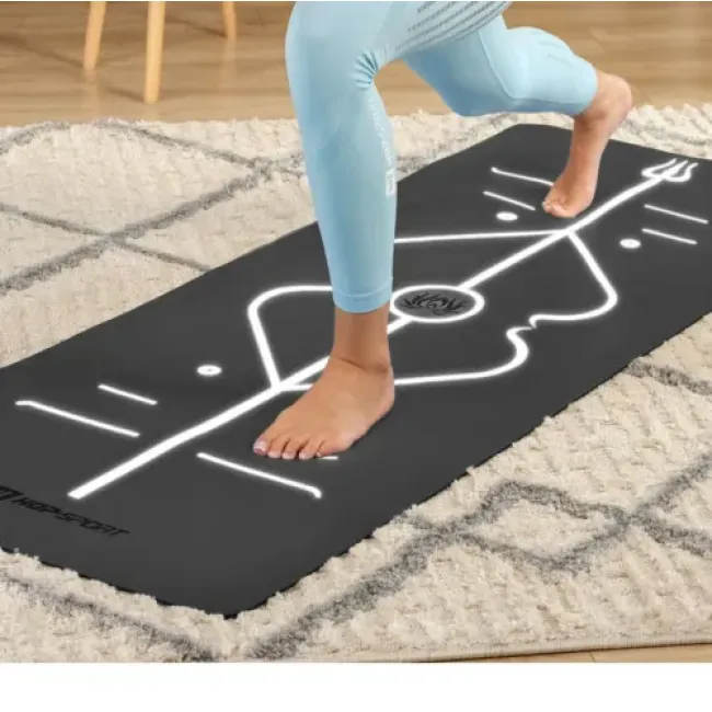 Йога-мат Hop-Sport PU 0,5см 183 x 68см HS-P005GM чорний