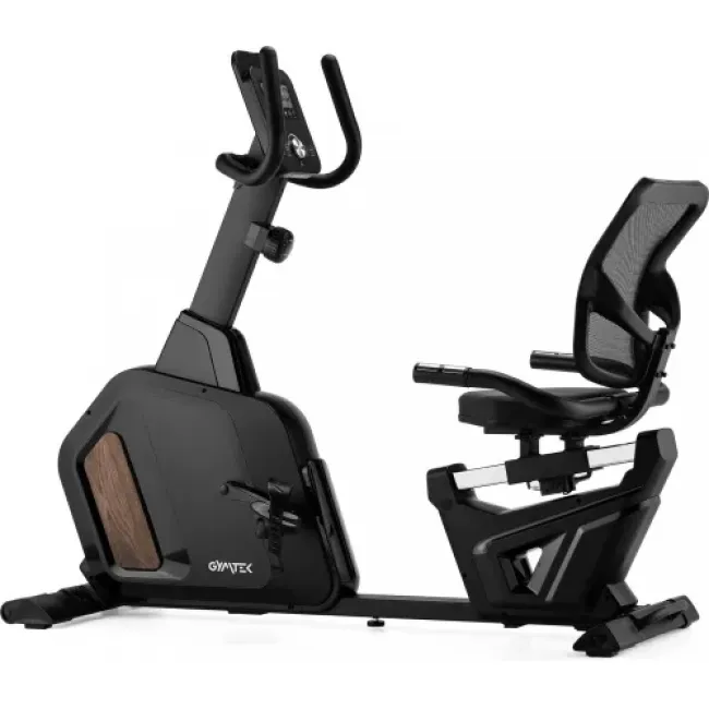 Горизонтальний велотренажер Gymtek XBR5000 магнітний чорний