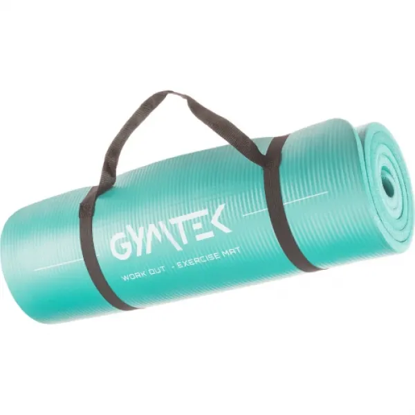 Коврик (мат) для йоги и фитнеса Gymtek NBR 1,5 см салатовый
