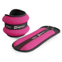 Обтяжувачі для ніг та рук 0,5 кг 2 шт Hop-Sport HS-S001WB рожеві