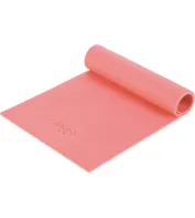 Килимок (мат) для фітнесу та йоги Queenfit 0,5 см темно-рожевий