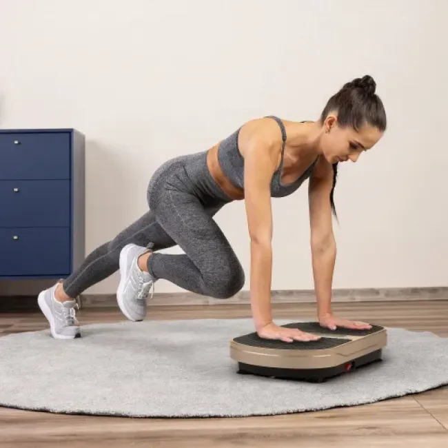 Вибрационная платформа GYMTEK XP300 золотистый