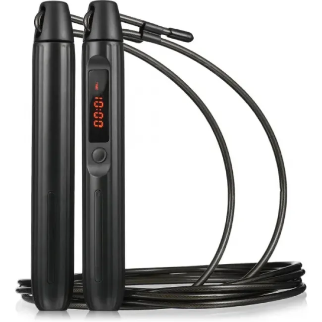 Умная скакалка Gymtek Smart с дисплеем и Bluetooth черная