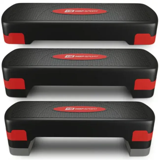 Степ платформа Hop-Sport HS-PP033AS черно-красная