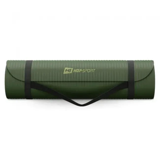 Коврик для йоги Hop-Sport HS-NB010GM NBR 1см темный хаки