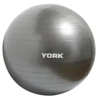Фитбол York Fitness 75см серый + насос