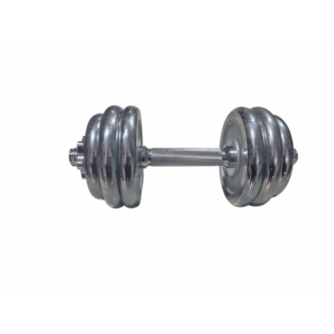 Гантель с хромированным покрытием MD2503 – 15 кг.