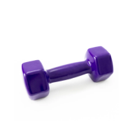 Гантель для фитнеса 4 кг 1шт с виниловым покрытием EcoFit MD2025