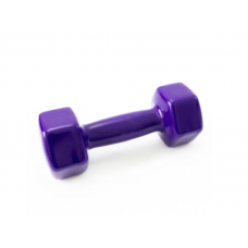 Гантель для фитнеса 4 кг 1шт с виниловым покрытием EcoFit MD2025