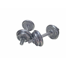 Пара гантель с хромированным покрытием MD2503 - 2 по 10 кг.