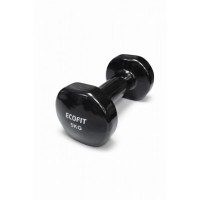 Гантель для фитнеса 5 кг 1шт с виниловым покрытием EcoFit MD2025