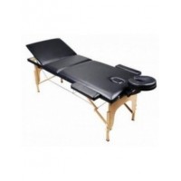Масажний стіл складний 3-х секційний (дерев. рама) HY-30110