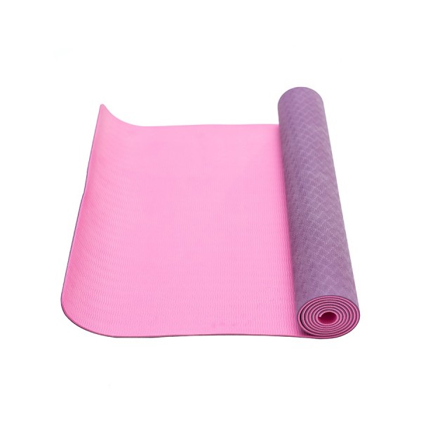 Коврик для йоги и фитнеса Ecofit MD9012 двухслойный TPE 1830*610*6мм пурпурно-фиолетовый