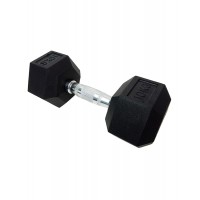 Гантель шестигранная обрезиненная 10 кг DD 6442-10