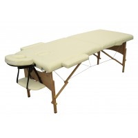 Массажный стол складной 2-х секционный HY-20110 белый
