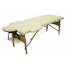 Масажний стіл складний 2-х секційний HY-20110 білий
