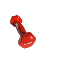 Гантель для фітнесу 0,5 кг 1шт із вініловим покриттям EcoFit MD2025