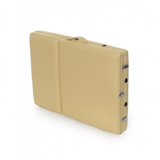 Массажный стол 3-х секционный (дерев. рама) HY-30110