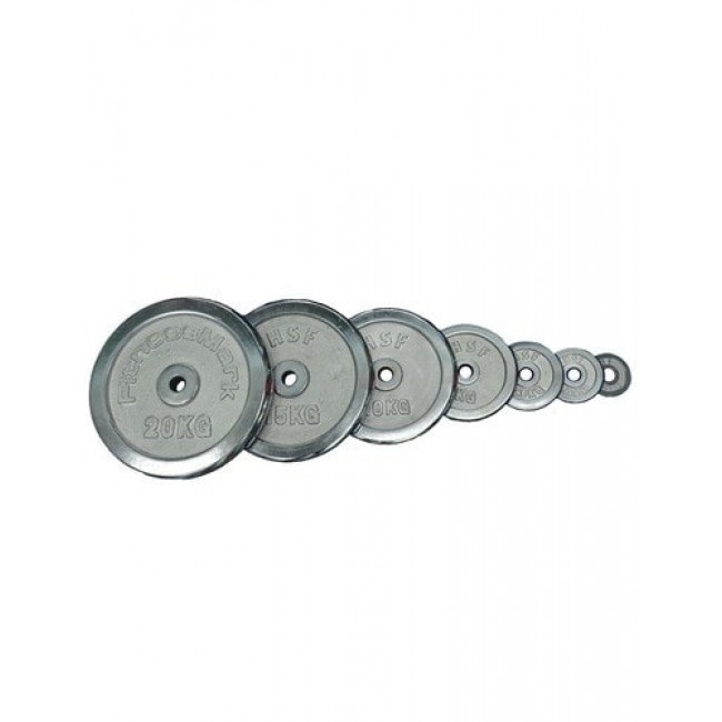 Диск металлический хромированный 0,5 кг HouseFit DB C102-0.5
