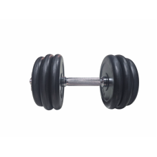 Гантель с резиновым покрытием MD2502 – 15 кг