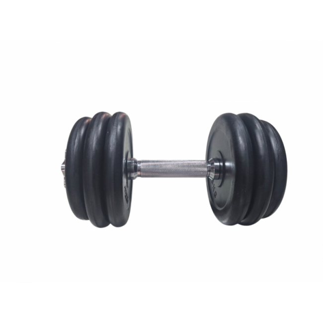 Гантель с резиновым покрытием MD2502 – 15 кг