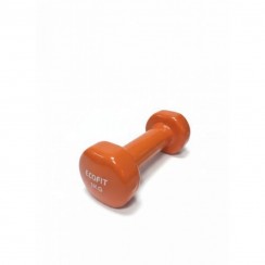 Гантель для фитнеса 1 кг 1шт с виниловым покрытием EcoFit MD2025