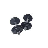 Пара гантель с резиновым покрытием MD2502 – 2 по 10 кг.