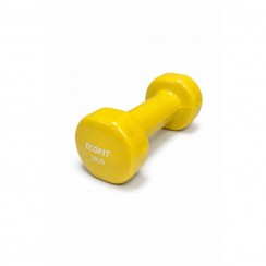 Гантель для фитнеса 2 кг 1шт с виниловым покрытием EcoFit MD2025