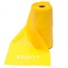 Еспандер стрічка для фітнесу (жовта) 12 м EcoFit MD1320 12000*150*0,3 мм