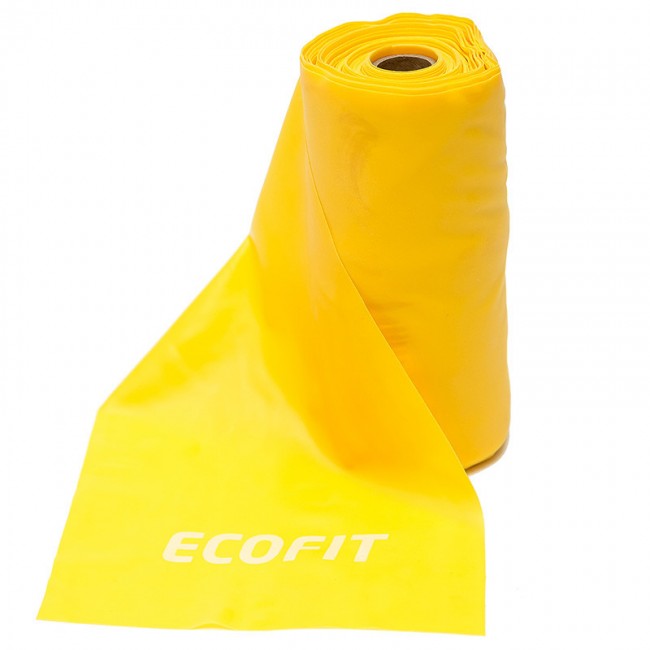 Еспандер стрічка для фітнесу (жовта) 12 м EcoFit MD1320 12000*150*0,3 мм Еспандер стрічка для фітнесу (жовта) 12 м EcoFit MD1320 12000*150*0,3 мм