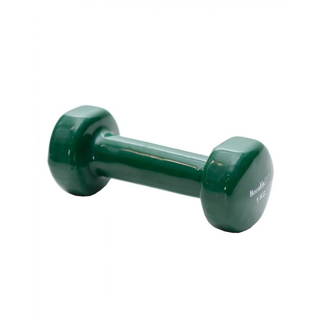 Гантель для фитнеса 1 кг 1шт для женщин и детей виниловая HouseFit D086-1 Гантель для фитнеса 1 кг 1шт для женщин и детей виниловая HouseFit D086-1