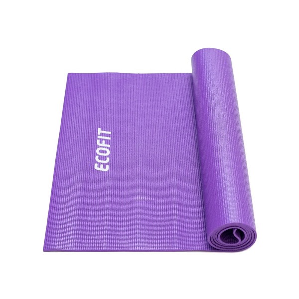Коврик для йоги и фитнеса Ecofit MD9010, 1730*610*6мм фиолетовый