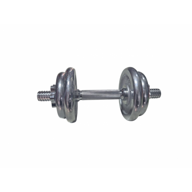 Гантель с хромированным покрытием MD2503 – 10 кг.