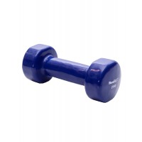 Гантель для фитнеса 2 кг 1шт для женщин и детей виниловая HouseFit D086-2