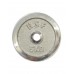 Блин (диск)  хромированный 5 кг металлический HouseFit 30 мм DB C102-5