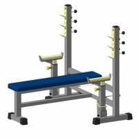 Лава для жиму горизонтальна (зі страхувальними пастками) InterAtletikGym BT304.1