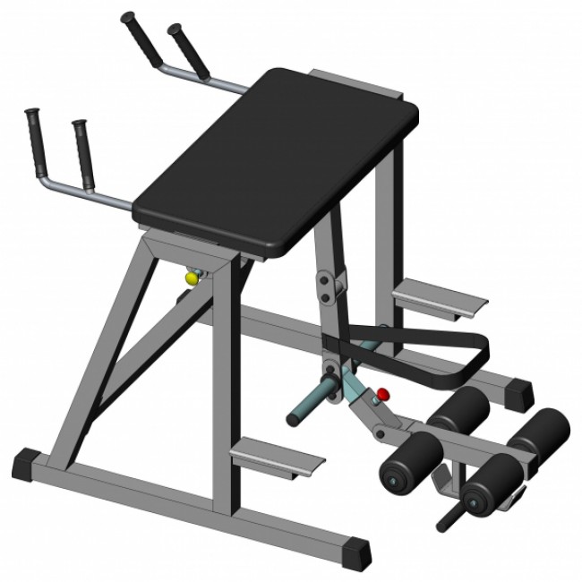 Тренажер Гиперэкстензия обратная InterAtletikGym ST222 Тренажер Гиперэкстензия обратная InterAtletikGym ST222