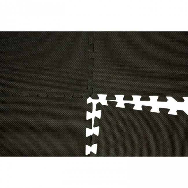 Напольное покрытие для спортзала SportVida Mat Puzzle 10 мм SV-HK0176 Black